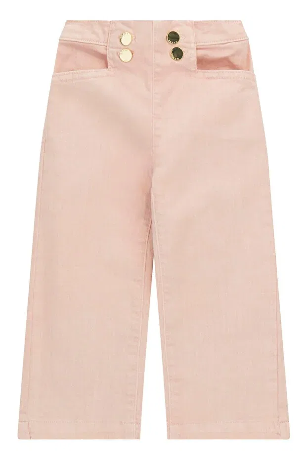 Детские брюки для девочек широкие джинсовые Bull denim fashion Guess, G6r1