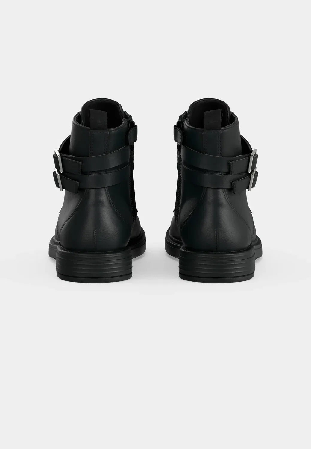 Ботинки Eclair girl в ковбойском/байкерском стиле Geox, Black — фото 4