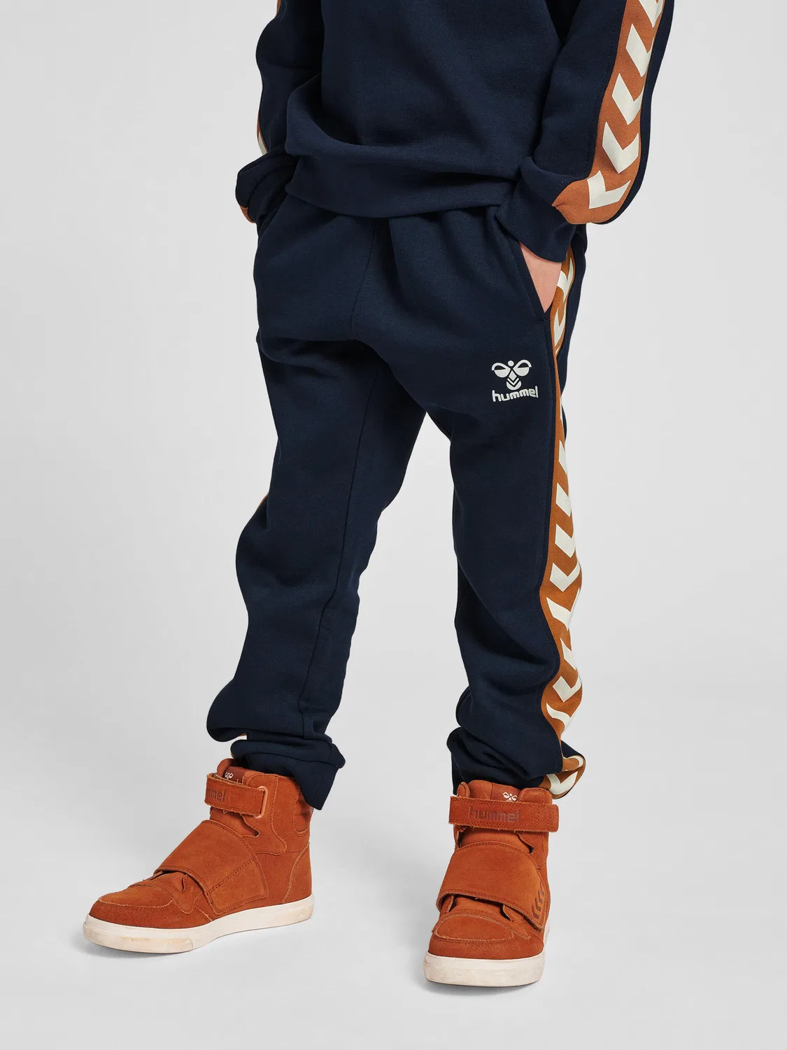 Детские спортивные штаны с регулируемой талией Hmltakao Hummel, Blau