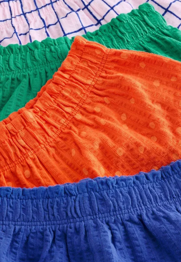 Шорты хлопковые Regular fit-4 pack Next, Green, синий/зеленый — фото 3