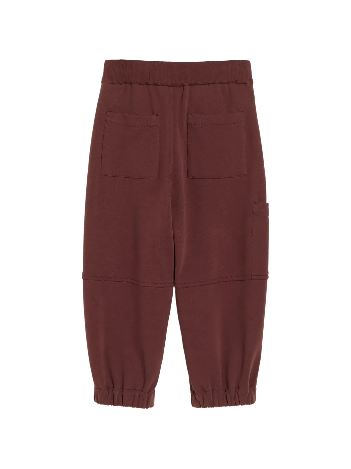Спортивные брюки с вышитым логотипом Brunello Cucinelli Kids, красный — фото 2