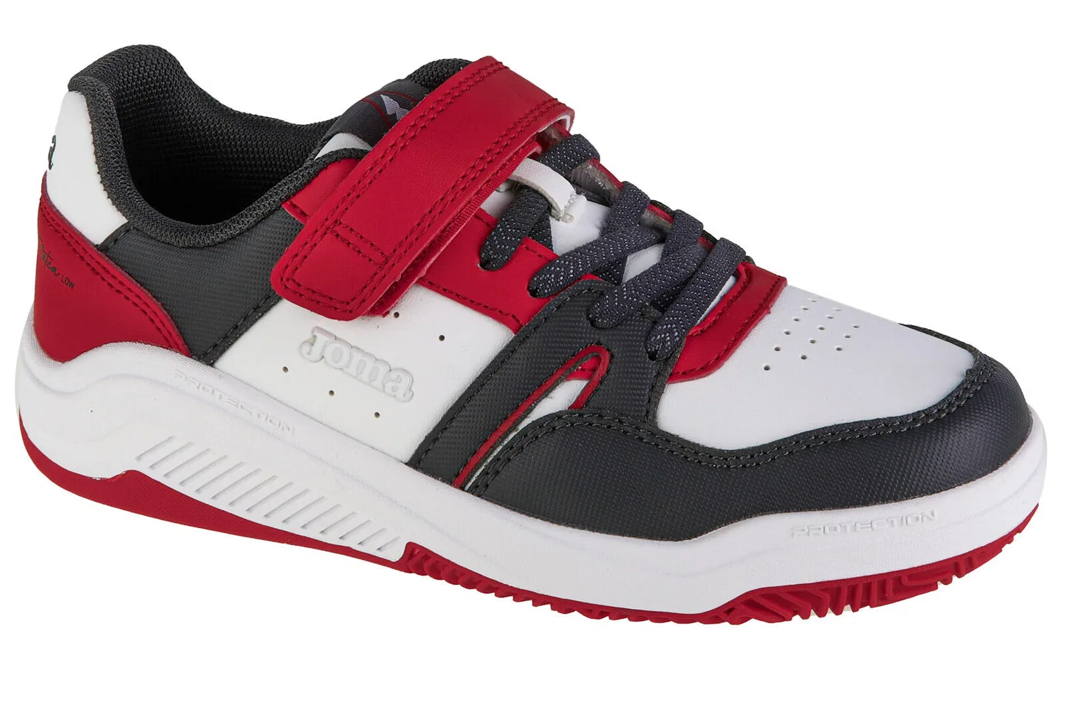 Детские кроссовки для мальчиков Platea Low Jr Joma, Weiss Schwarz