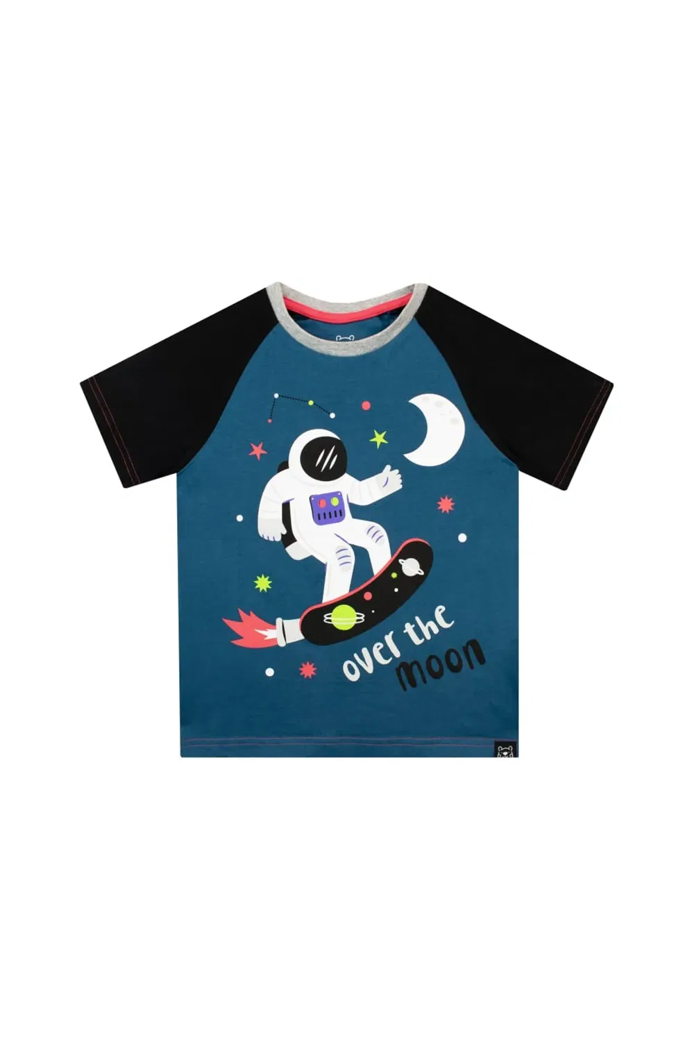 Пижама с принтом Astronaut Over the Moon Harry Bear, Blue — фото 2