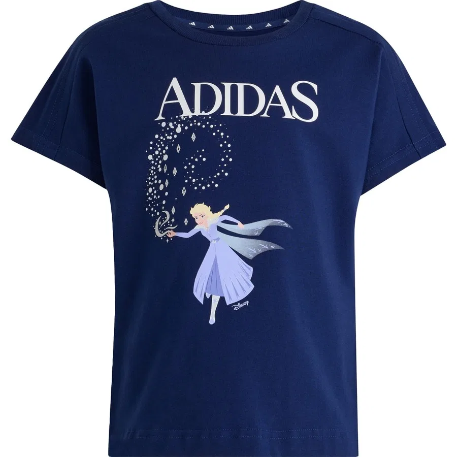 Футболка с длинным рукавом ADIDAS DISNEY FROZEN TEE adidas, Сине-белый — фото 3