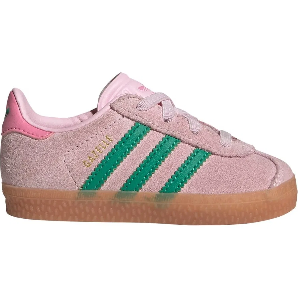 Детские кроссовки на шнурках с эластичной шнуровкой Gazelle Comfort Closure adidas