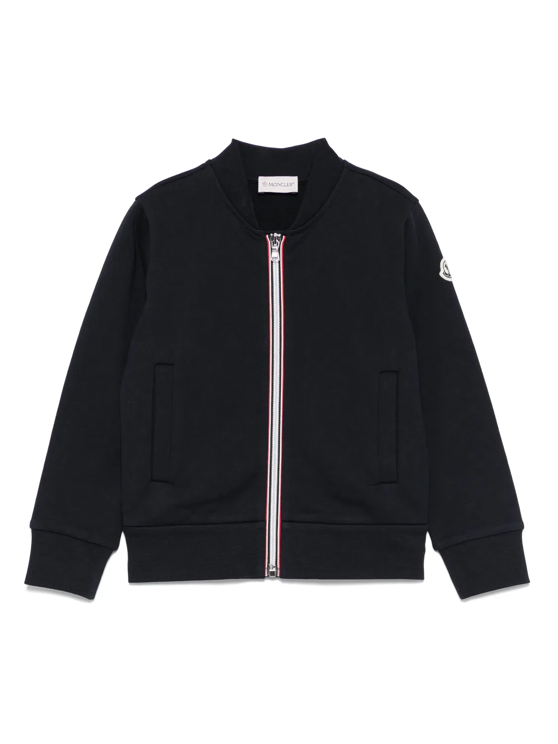 Толстовка с логотипом Moncler, темно-синий