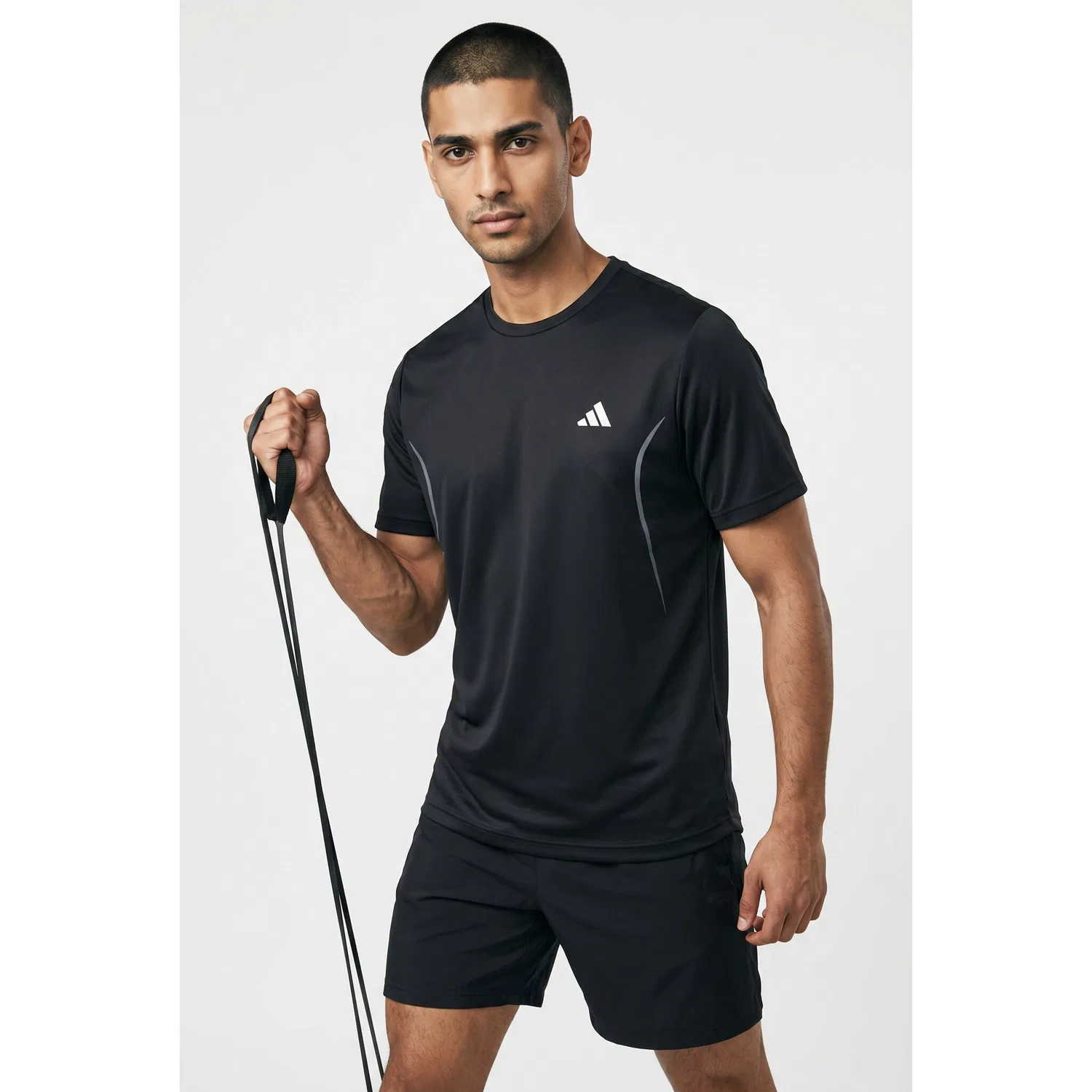 Мужская спортивная футболка с технологией Climacool Adidas Performance, Black — фото 2