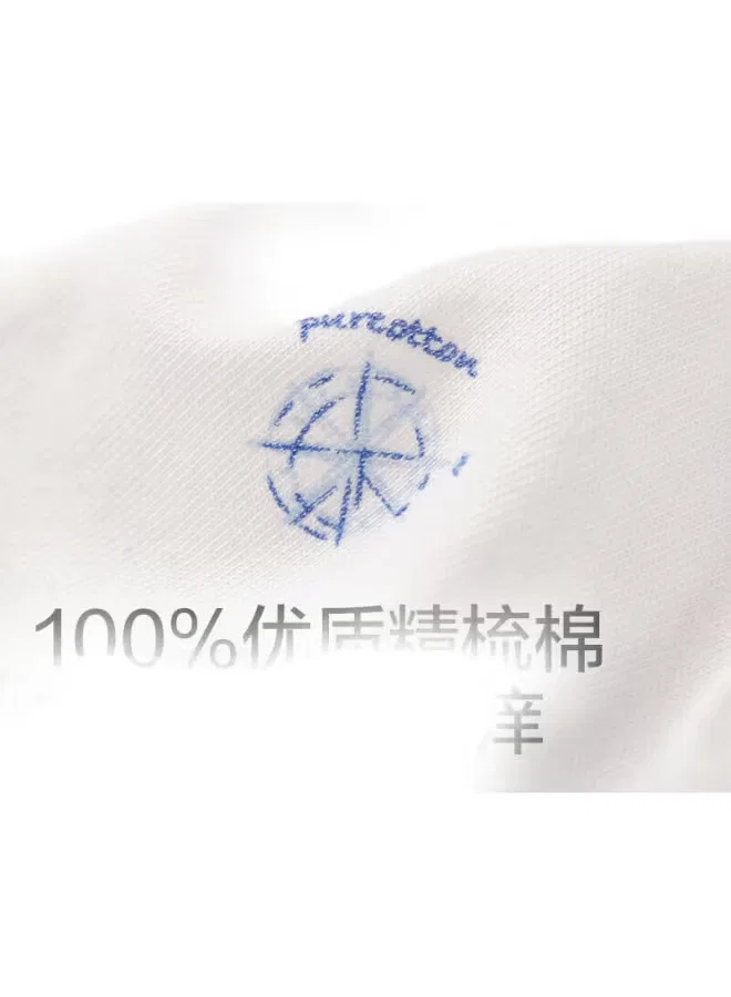 Одежда для новорожденных с принтом звездное море, модель Starry Sea, Purcotton, синий — фото 3