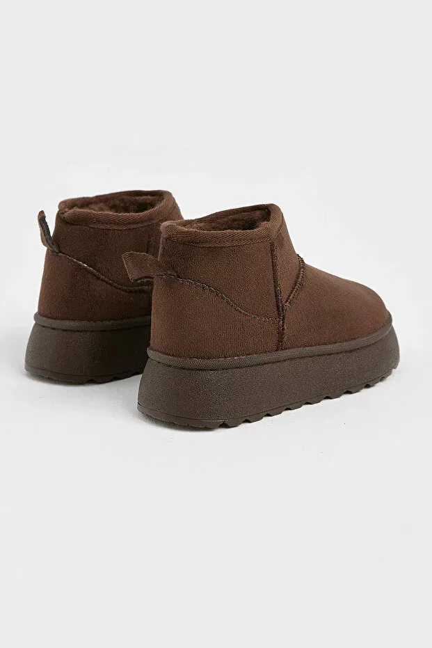 Детские ботинки для девочек на толстой подошве Tonny Black, Brown — фото 4