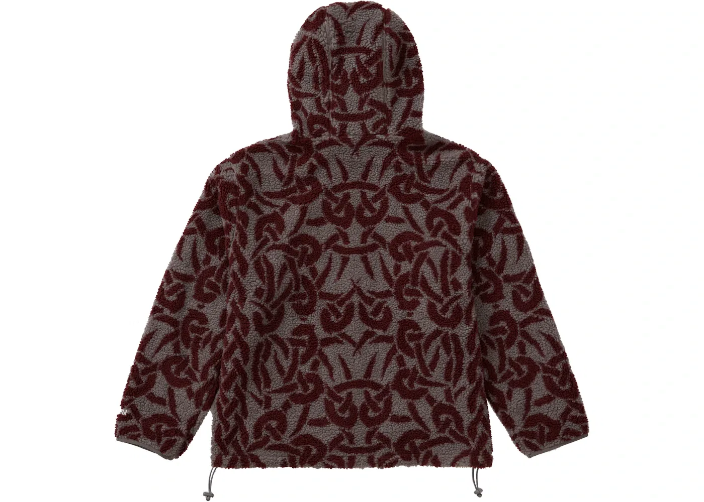 Мужская куртка с капюшоном из флиса с принтом Celtic Knot Supreme, Grey — фото 3