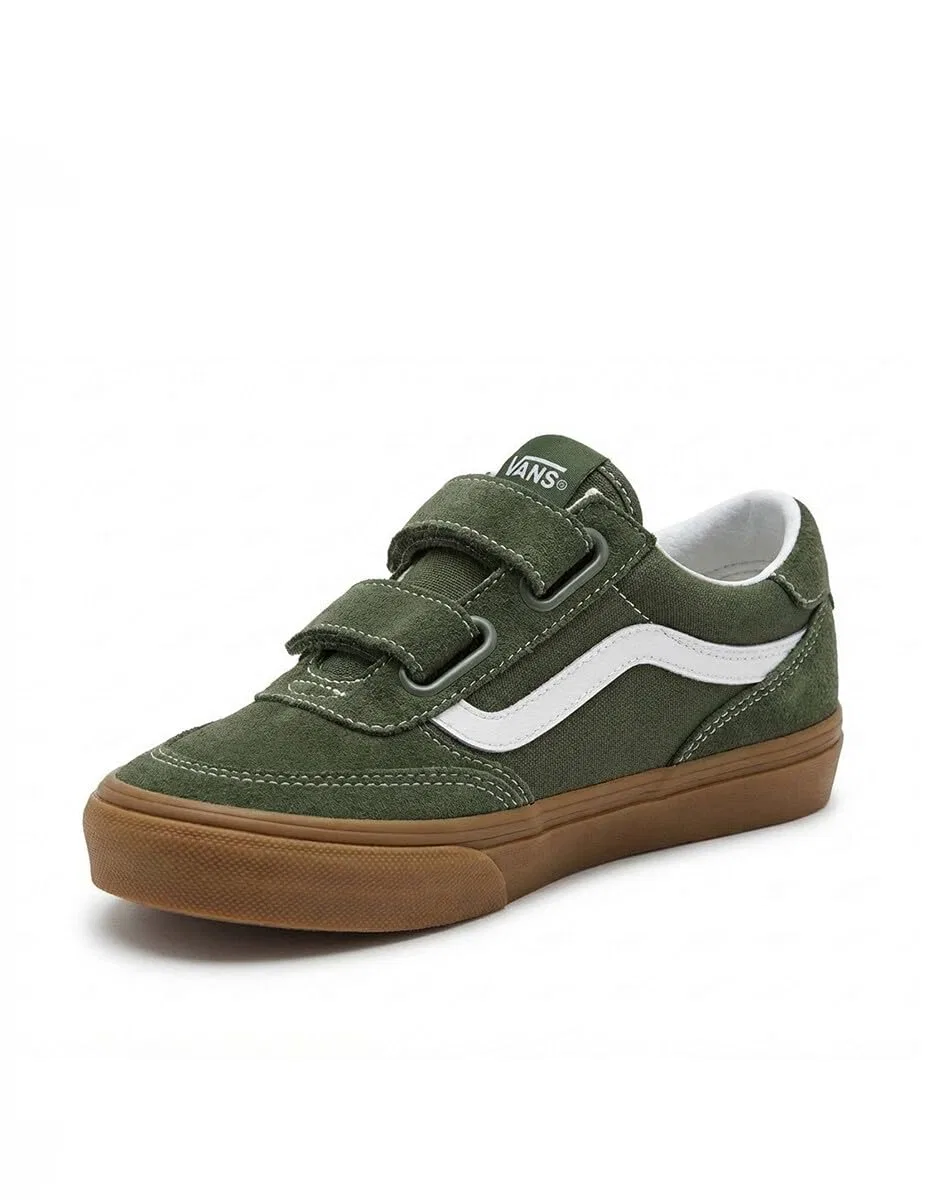Детские кроссовки для мальчиков с вулканизированной подошвой Brooklyn LS Vans, Pine Forest