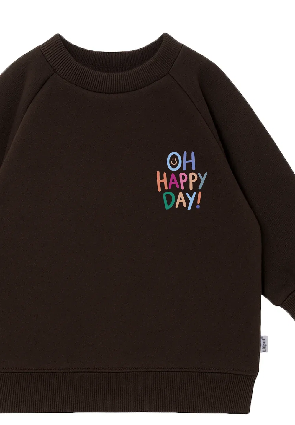 Толстовка "Oh Happy Day" унисекс - толстовка Liliput, Braun — фото 3