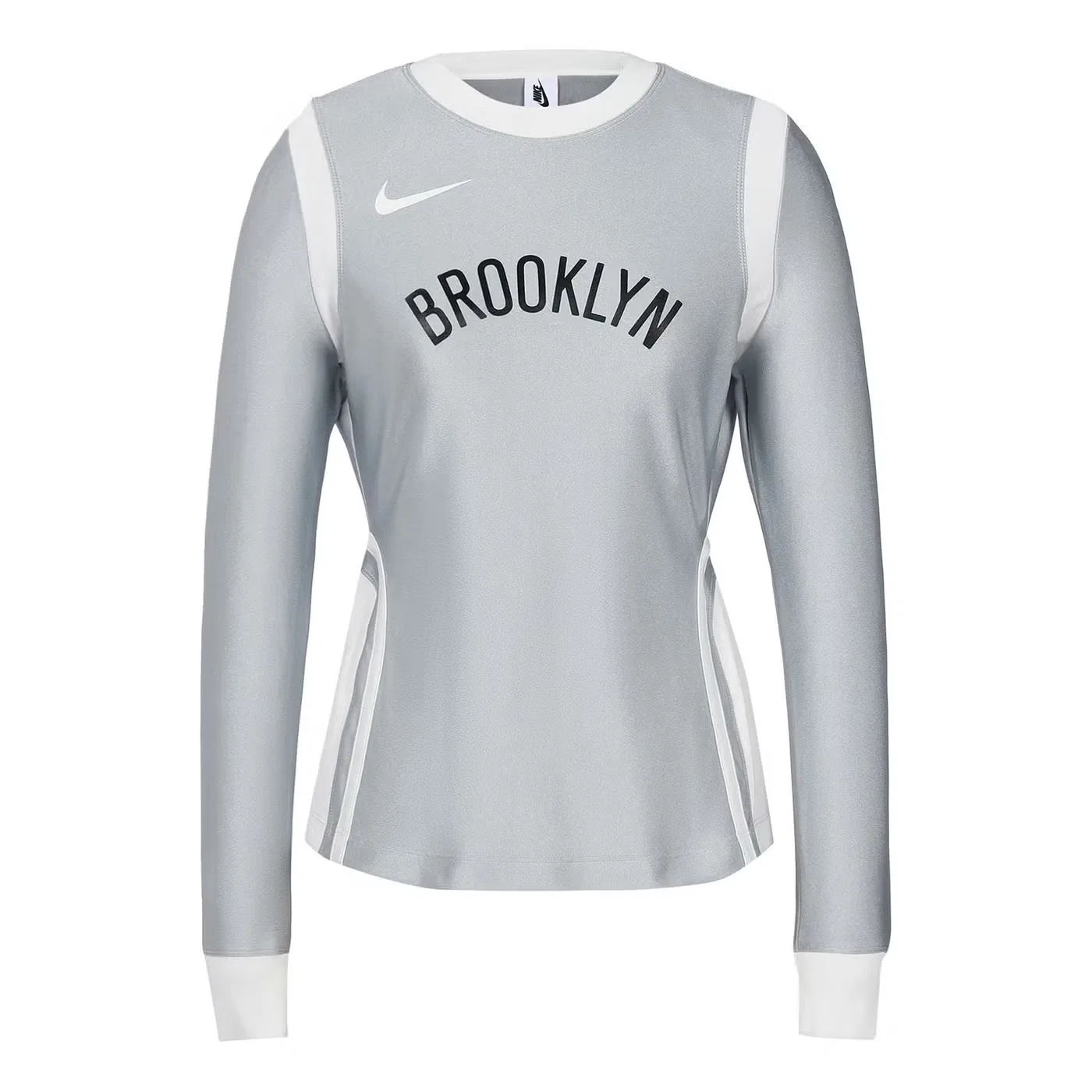 Свитшот с принтом NBA Nets x Ambush Nike, серебристый