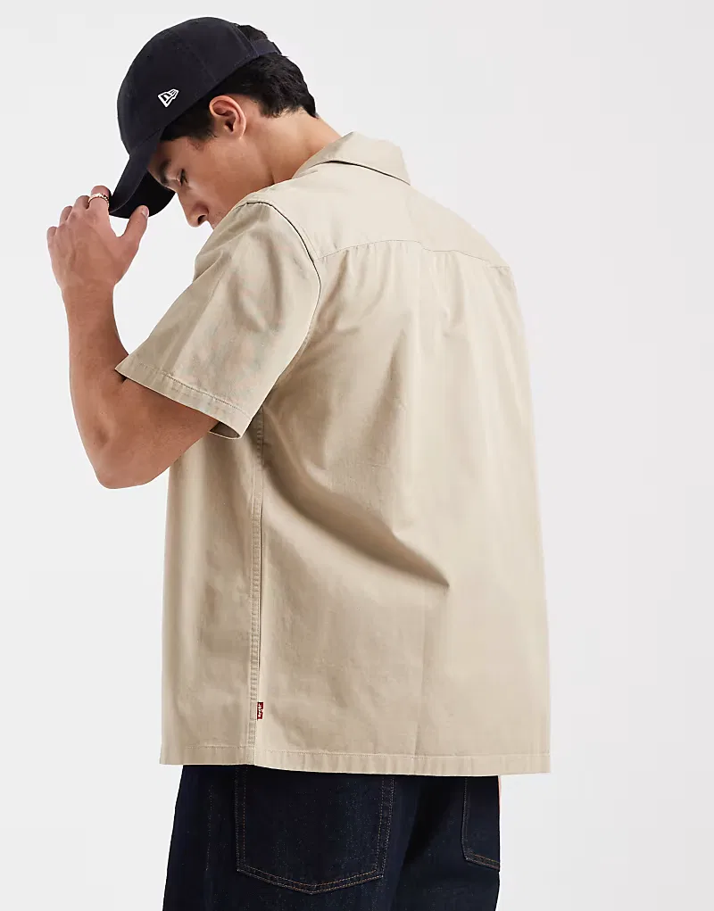 Рубашка Levi's Workwear с карманом, коричневый — фото 3