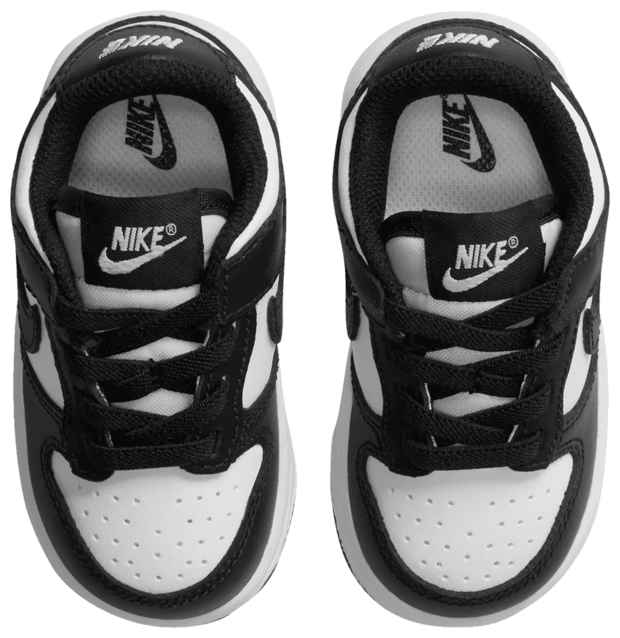 Кроссовки для мальчиков Dunk Low Nike, цвет Black/White/White — фото 4