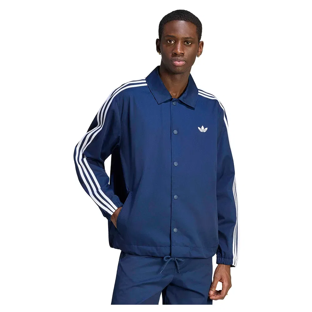Куртка 3 Stripes Coaches Adidas Originals, синий