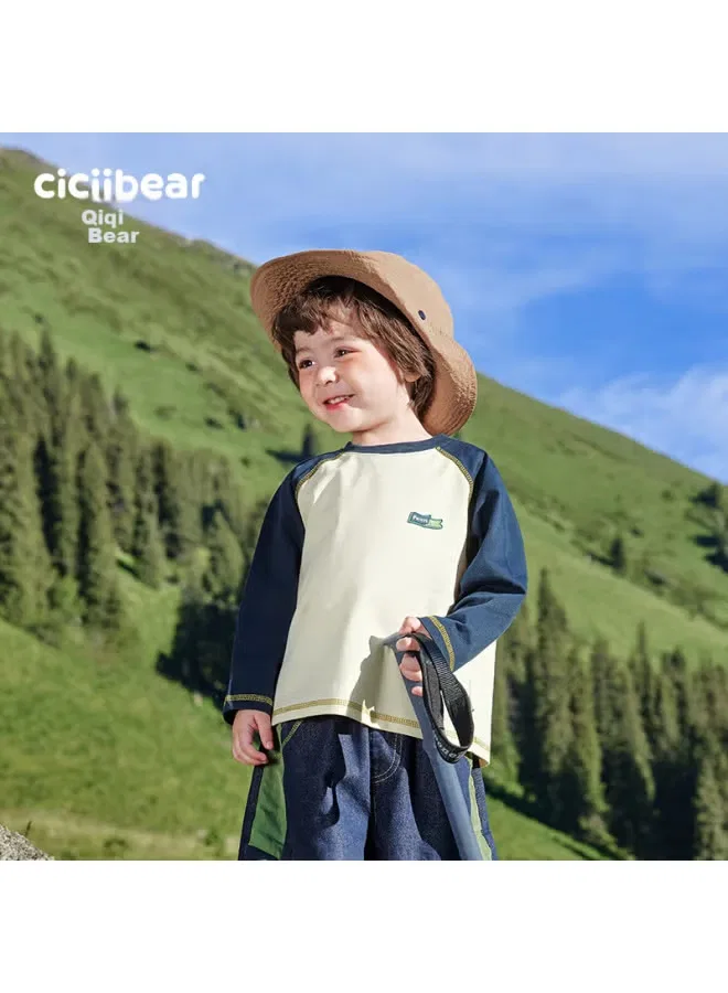 Лонгслив с длинным рукавом Qiqixiong Ciciibear, синий
