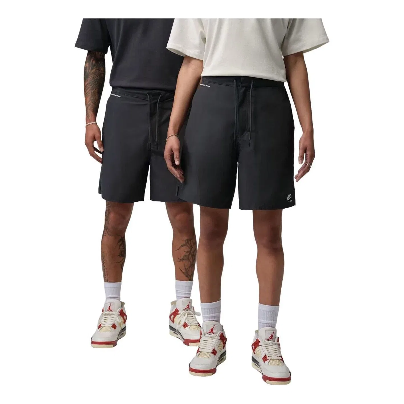 Мужские шорты с принтом Jordan x Nigel Sylvester Bike Air Shorts, черный