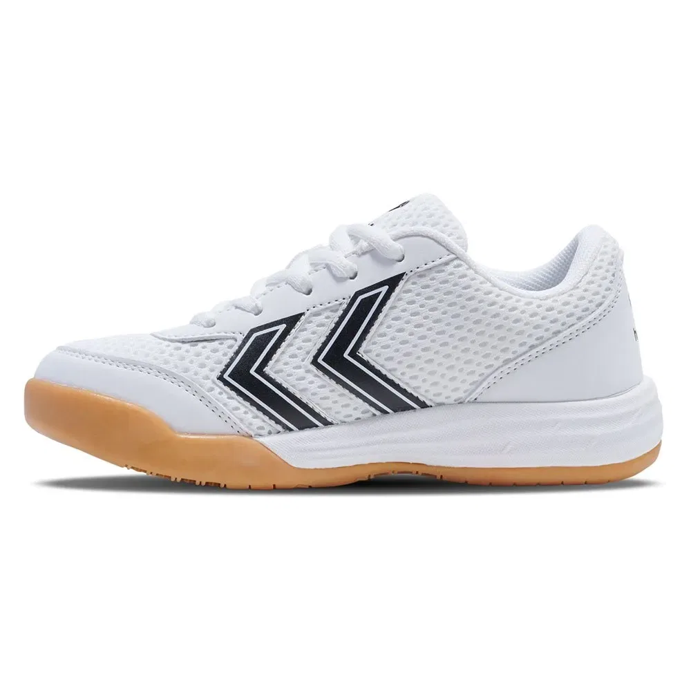 Детские кроссовки для девочек с гибкой подошвой Multiplay Flex LC Hummel, White — фото 3