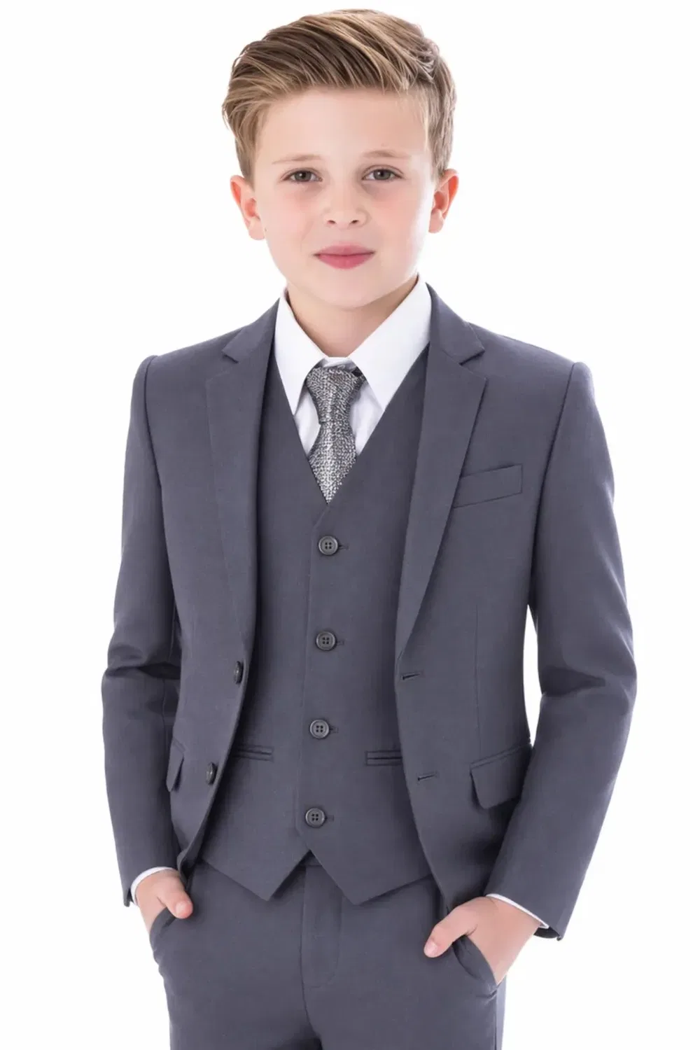 Костюм из 5 предметов Slim Mid Grey Vivaki, Grey