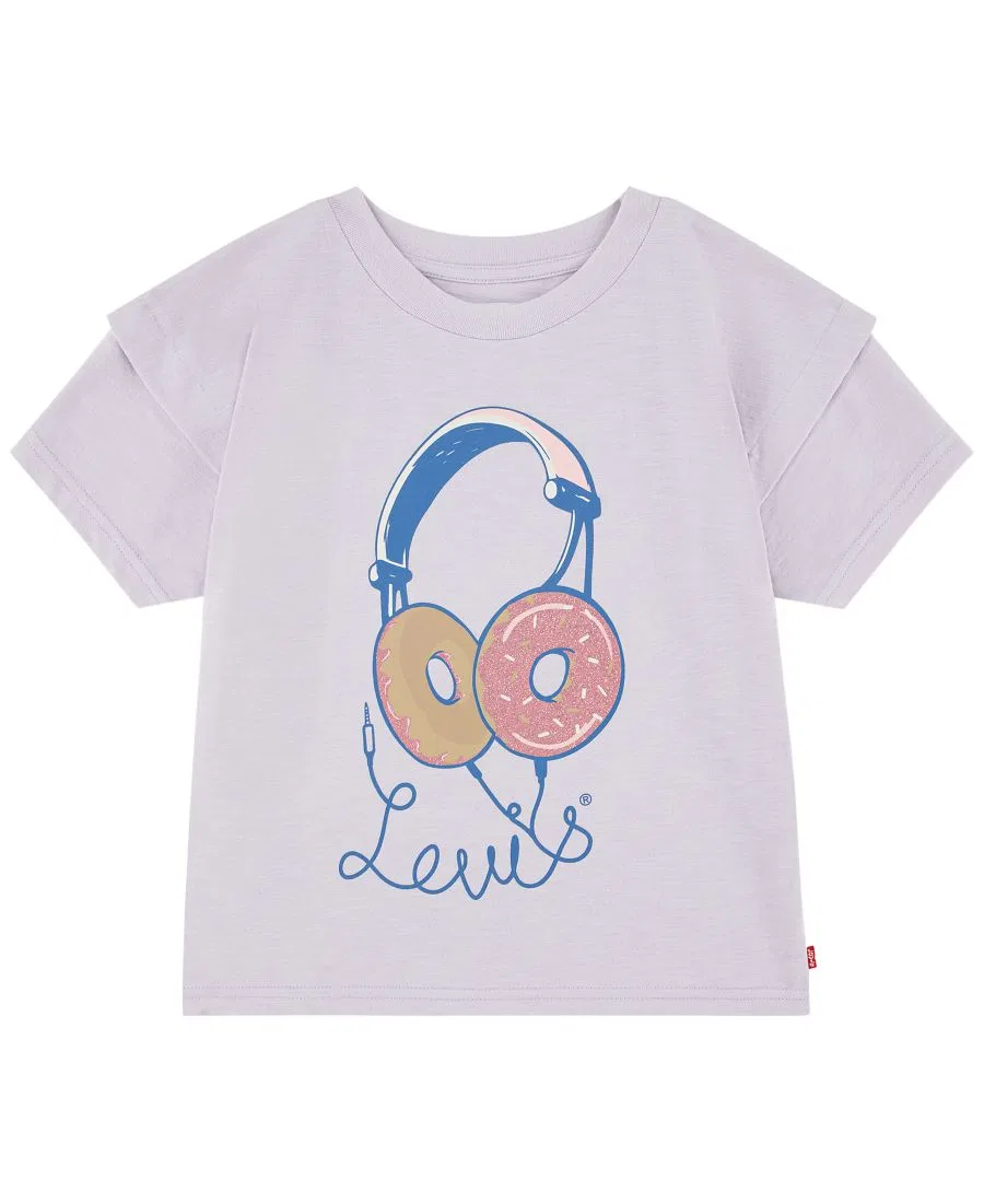 Детская футболка с коротким рукавом Levi's, Off White