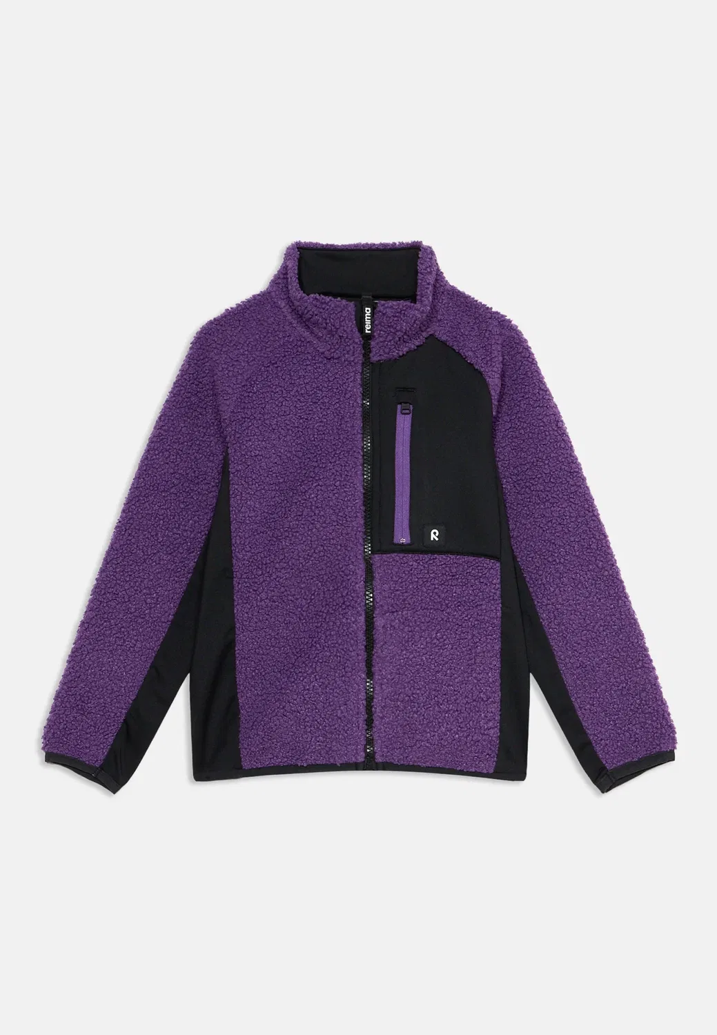 Свитер пухку унисекс - флисовая куртка Reima, Plum Purple — фото 3