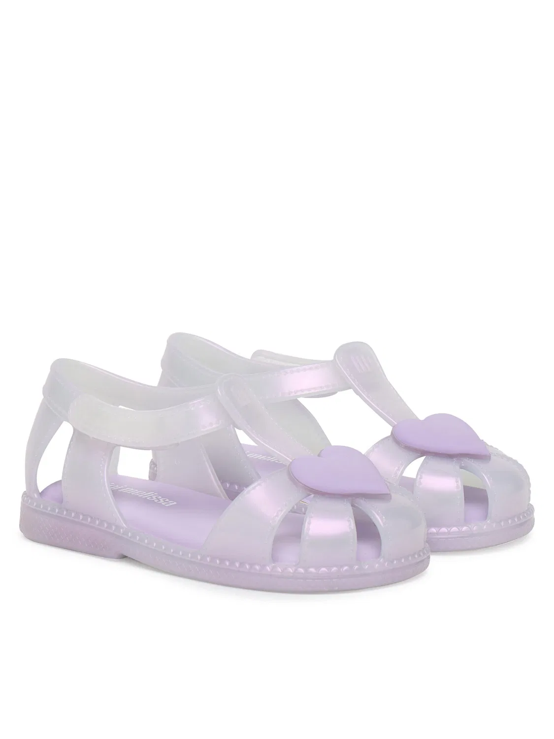Сандалии для девочки Mini Hip Heart Ballerina Bb Melissa, фиолетовый — фото 2