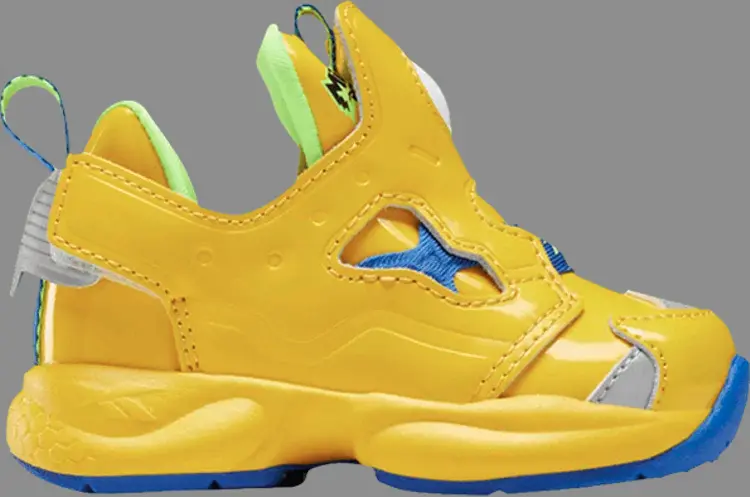 Кроссовки illumination's minions x versa pump fury toddler 'minions' Reebok, желтый — фото 2
