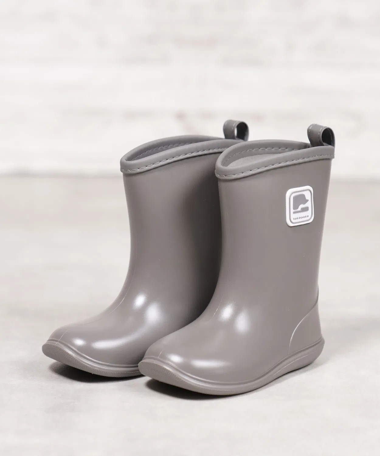 Детские резиновые сапоги с принтом Rain Boots atRise, Лилак — фото 2