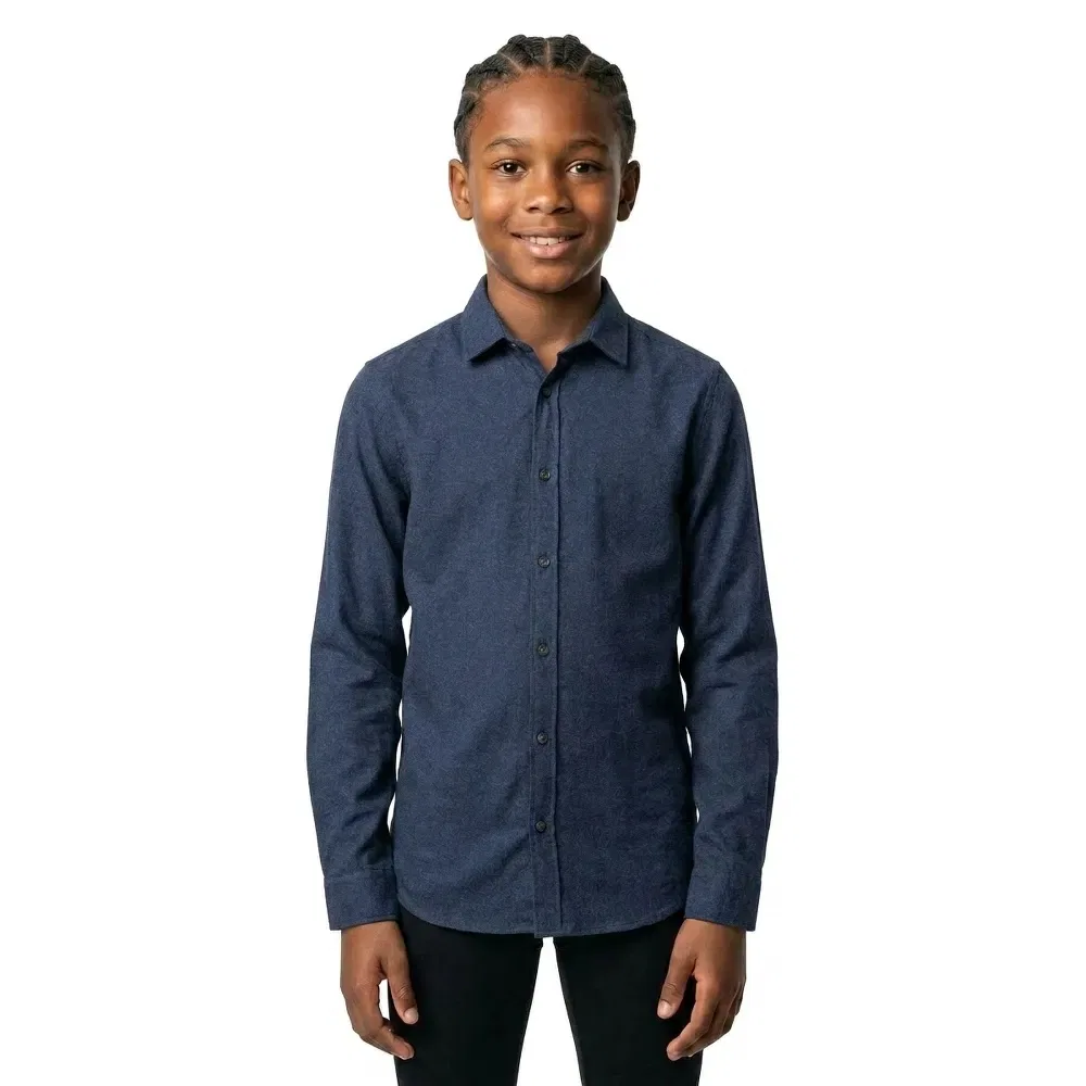 Рубашка с длинным рукавом Classic Melange Jack & Jones, синий — фото 2