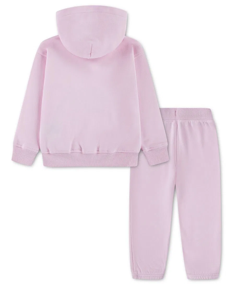Комплект из худи и брюк для малышей, с длинным рукавом, Muscle Moose abercrombie kids, Cradle Pink — фото 2
