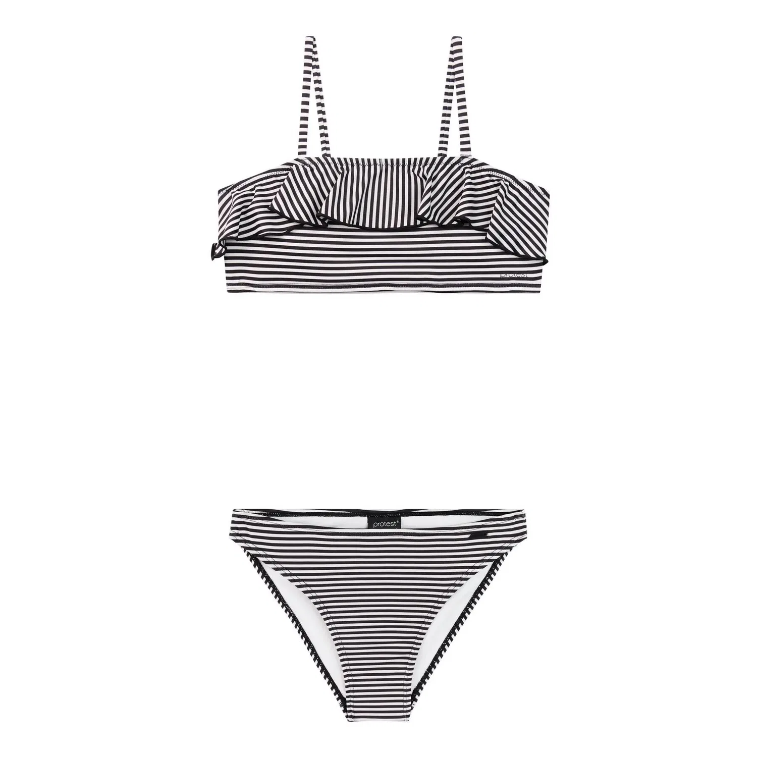Детское бикини Stripes Protest, Schwarz