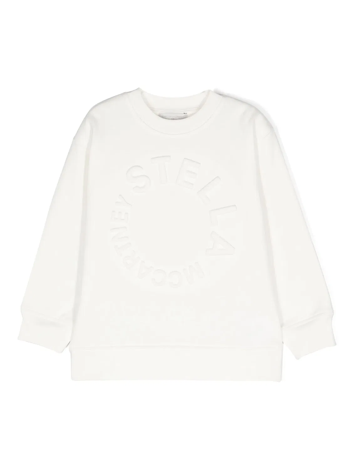 Свитшот из органического хлопка с логотипом Stella McCartney, белый