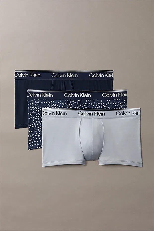 Мужские трусы-боксеры с заниженной талией Calvin Klein, Shoreline/Cut Circles Shorelin