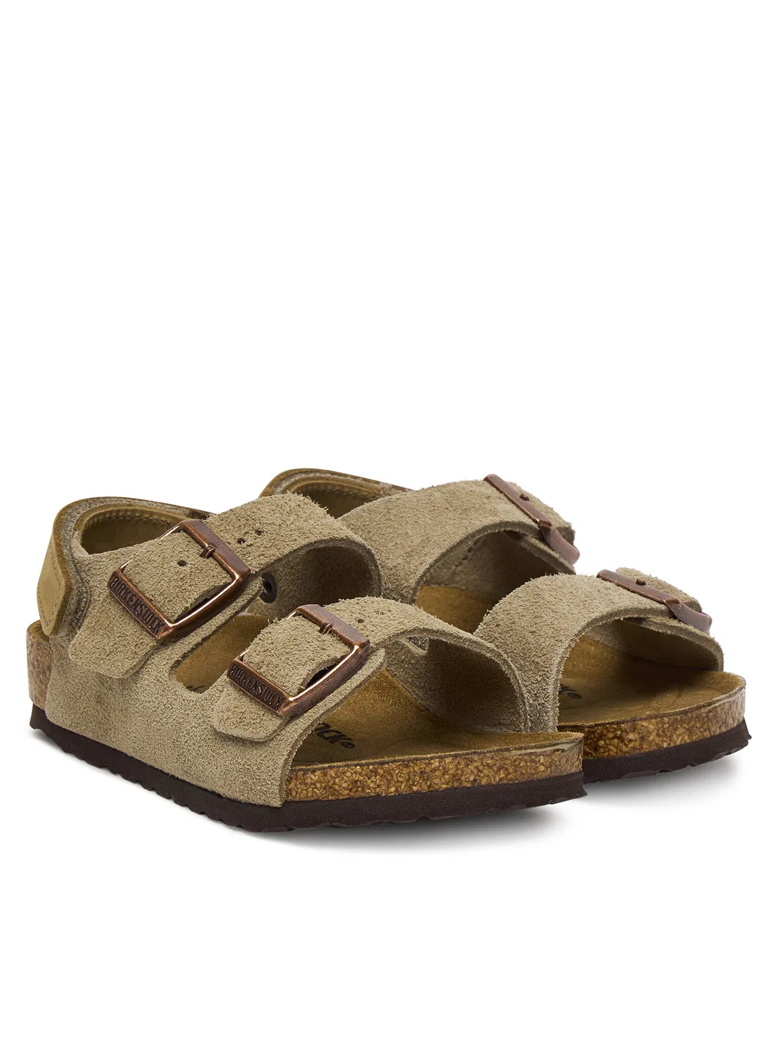 Сандалии для мальчика Milano As Birkenstock, бежевый — фото 2