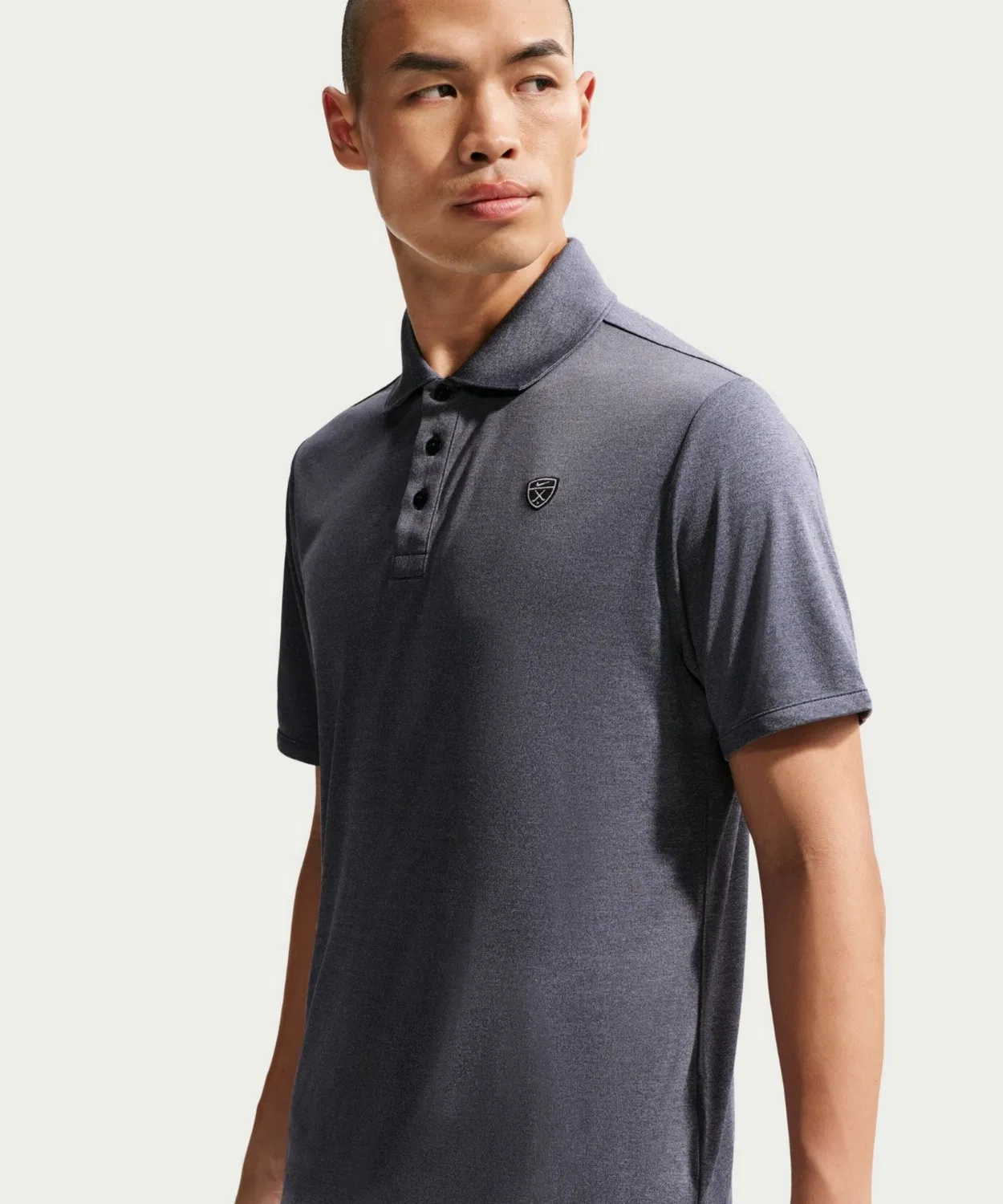 Мужское поло Dri-FIT Golf с принтом Nike Par, College Navy