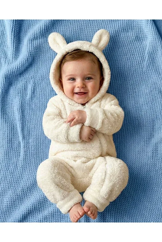 Детский комбинезон из плюша Teddy Bear Generic Brands, White