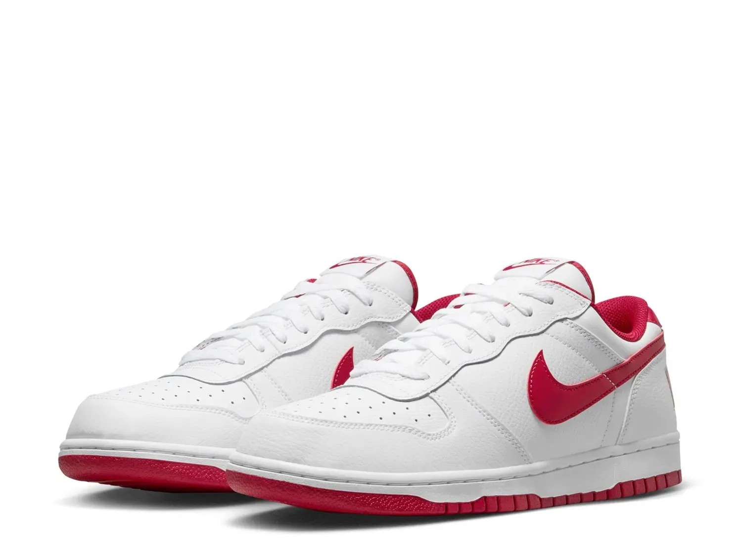 Кроссовки Nike BNL Court — мужские, белые/красные — фото 3