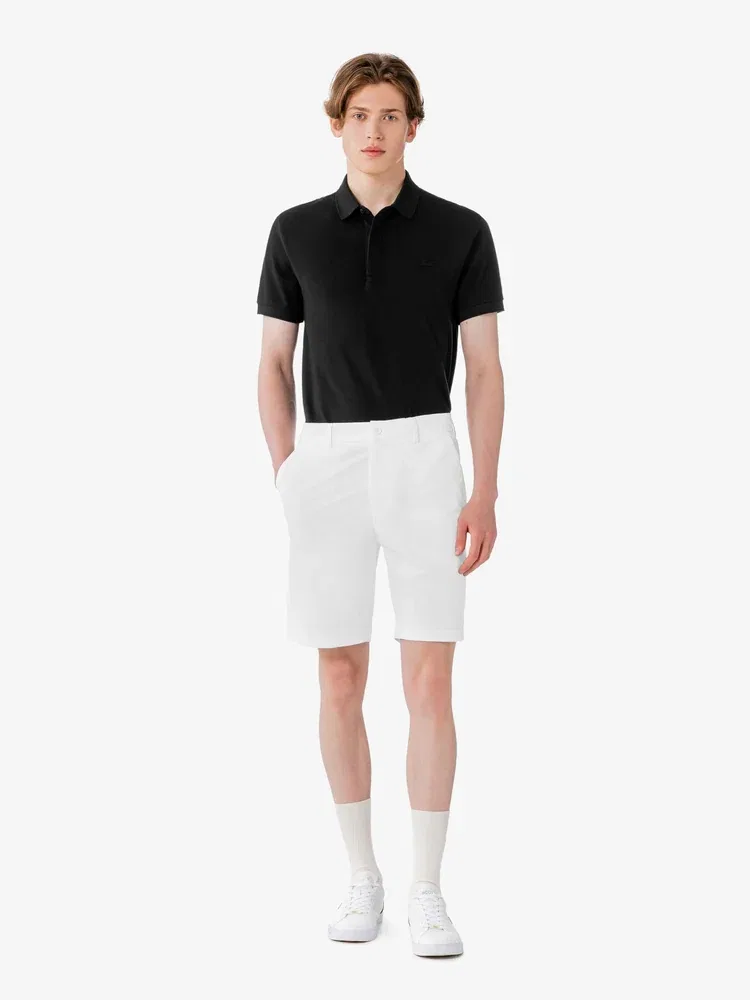 Шорты Bermuda Chino LACOSTE, White — фото 4