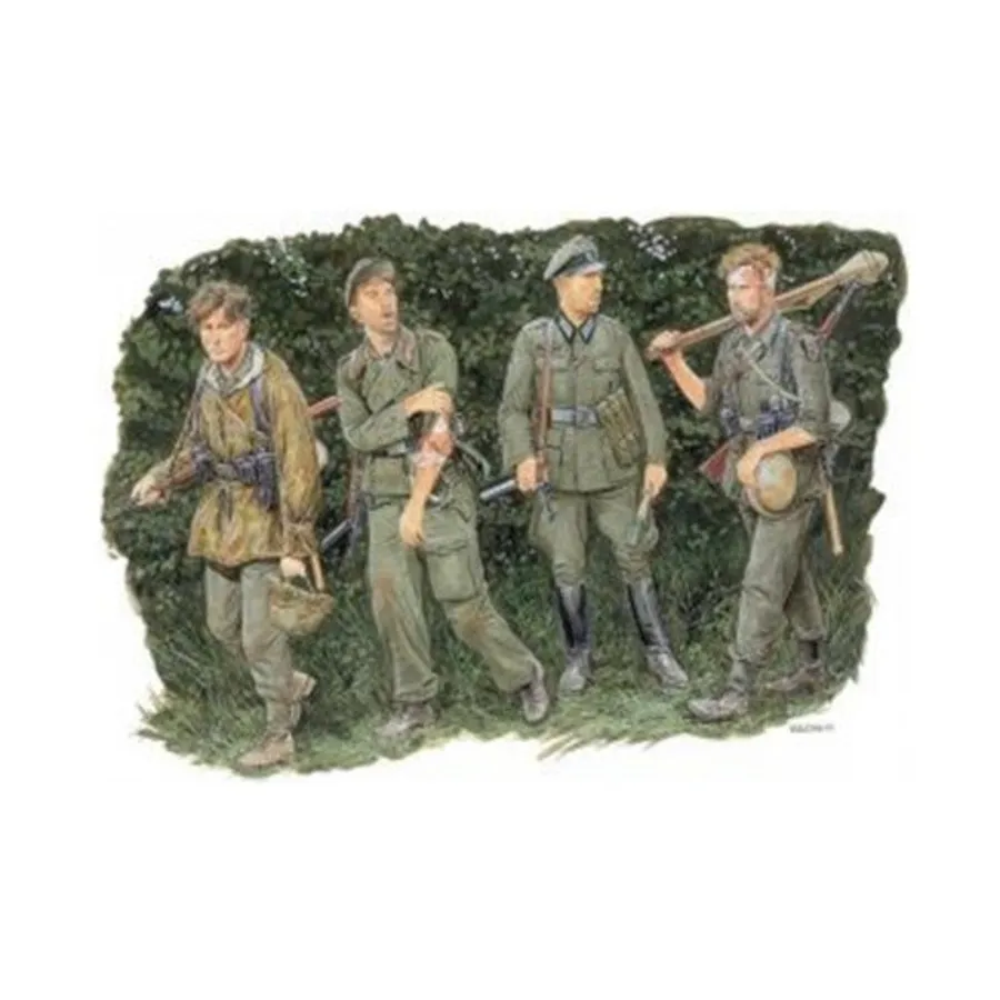 

Немецкая пехота - Битва за живую изгородь, 1944 г., Dragon Models - '39 to '45 Series - Germany (1:35)