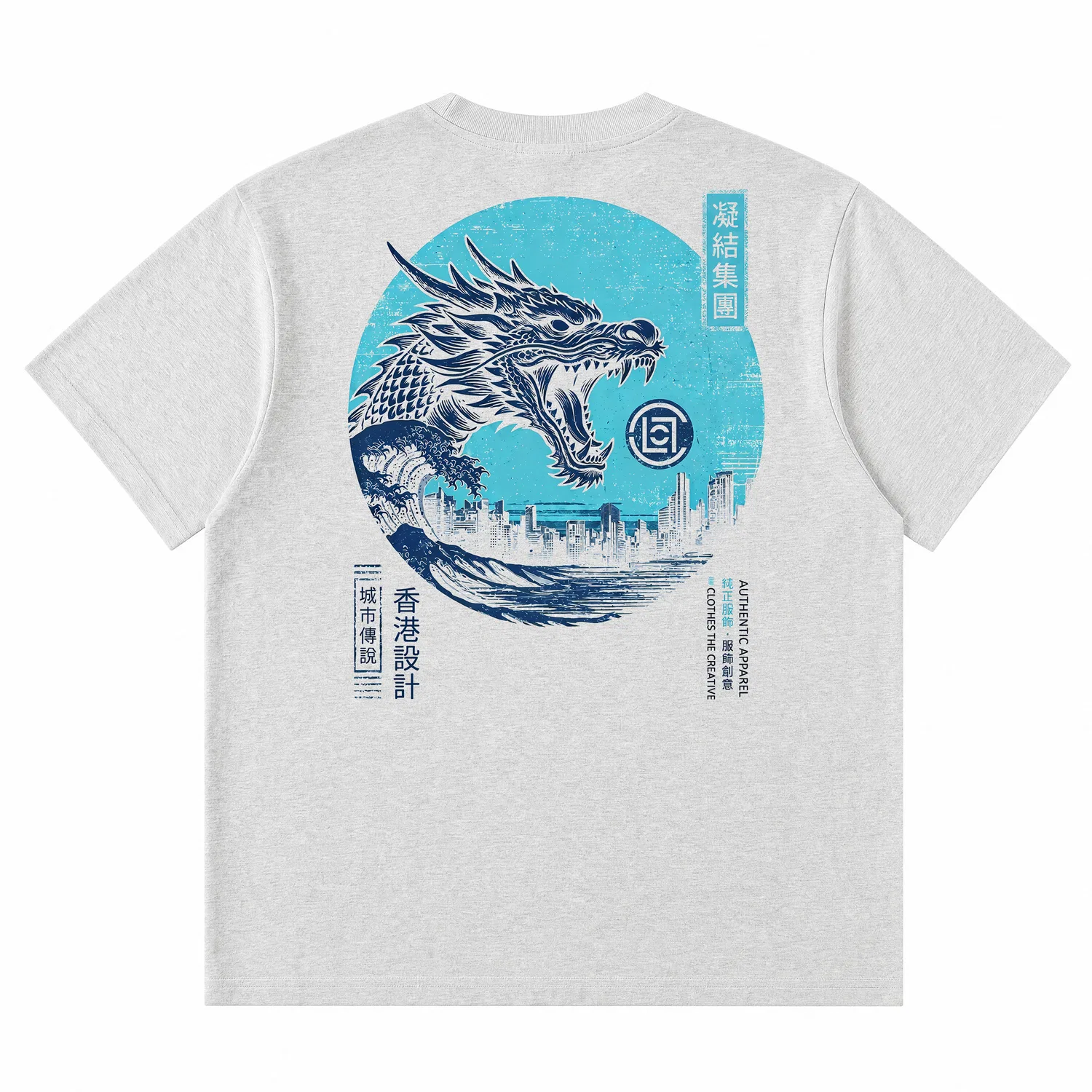Детская футболка с круглым вырезом White Heather Gray CLOT