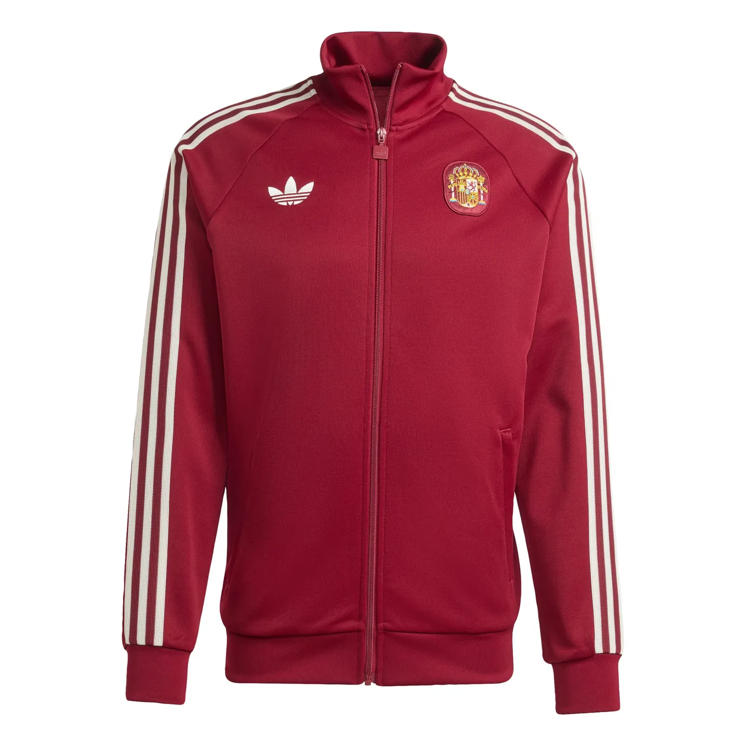 Спортивная толстовка на молнии Adidas Performance Spanien красного цвета