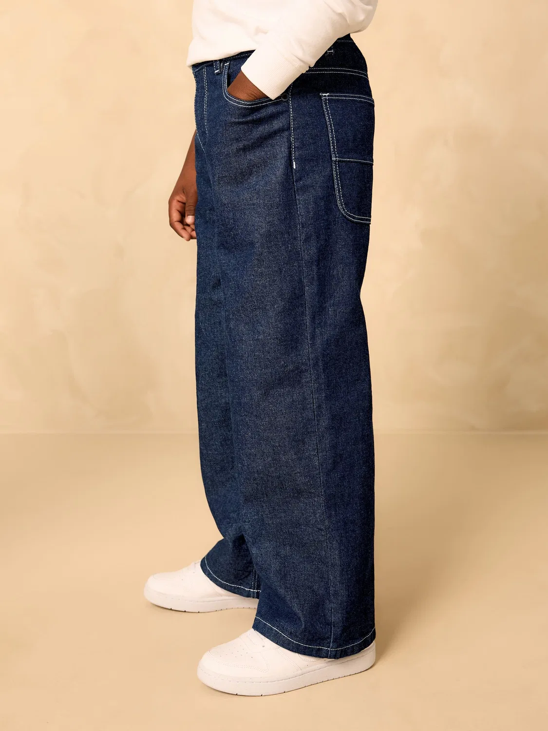 Джинсы Super-wide Fit Authentic Jeans Next, Denim Rinse — фото 2