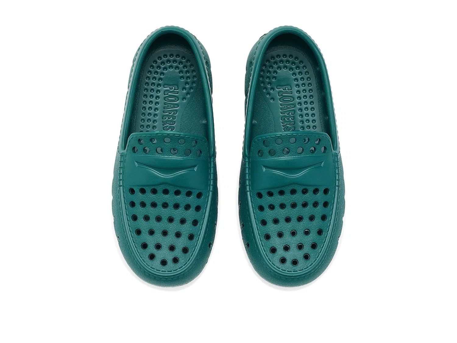 Лоферы Prodigy Classic (для малышей и маленьких детей) Floafers Kids, Teal/Black — фото 3