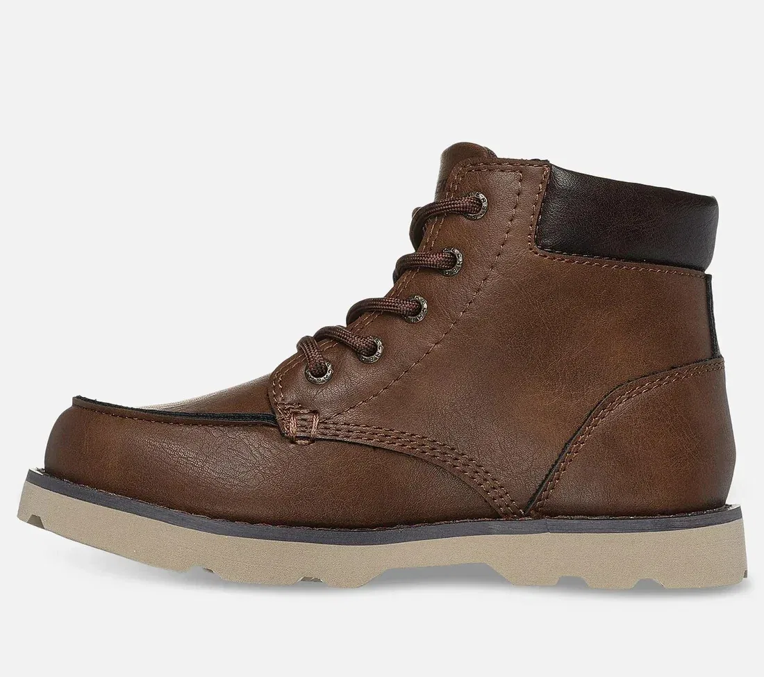 Детские ботинки Skechers Bowland Truxer, коричневый — фото 3