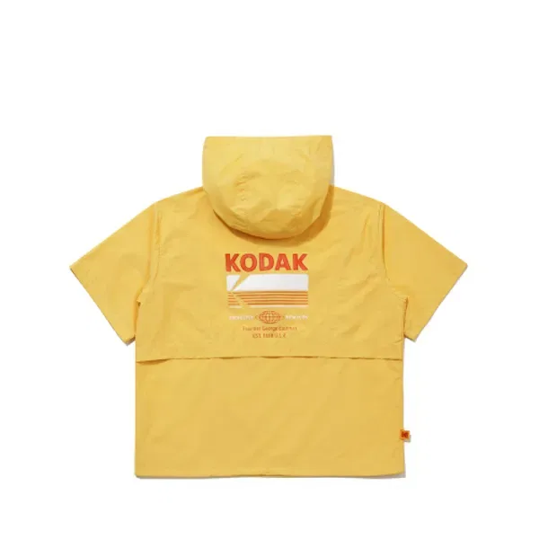 Детская анорак-худи с коротким рукавом, графический принт, Cool, Kodak Kids, желтый — фото 3