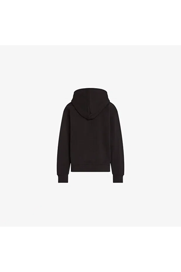 Детское худи для девочек с капюшоном Calvin Klein, Beh-Black — фото 4