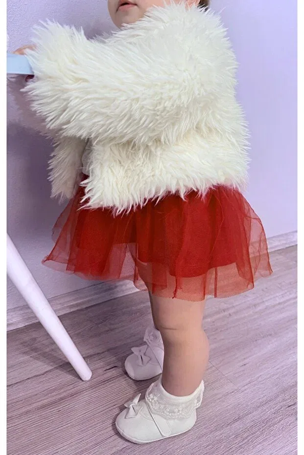 Куртка из искусственного меха Allya Mini Dress — фото 4