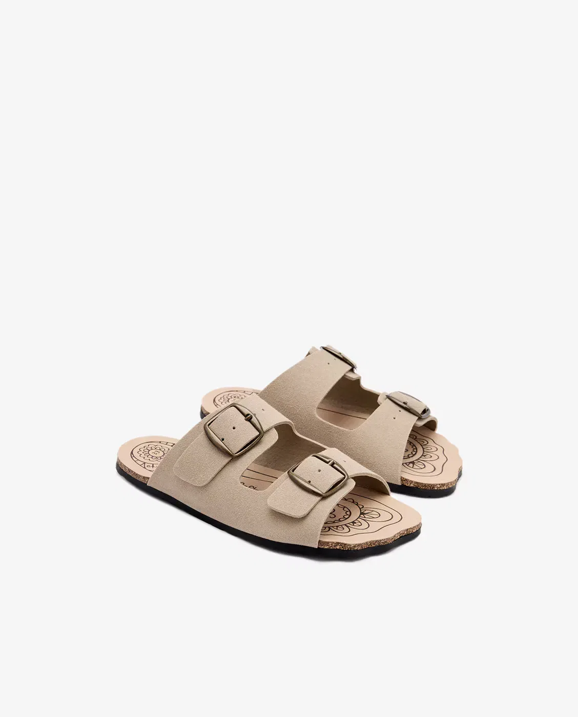 Детские сандалии для девочек с технологией barefoot GoFlex Beige — фото 4