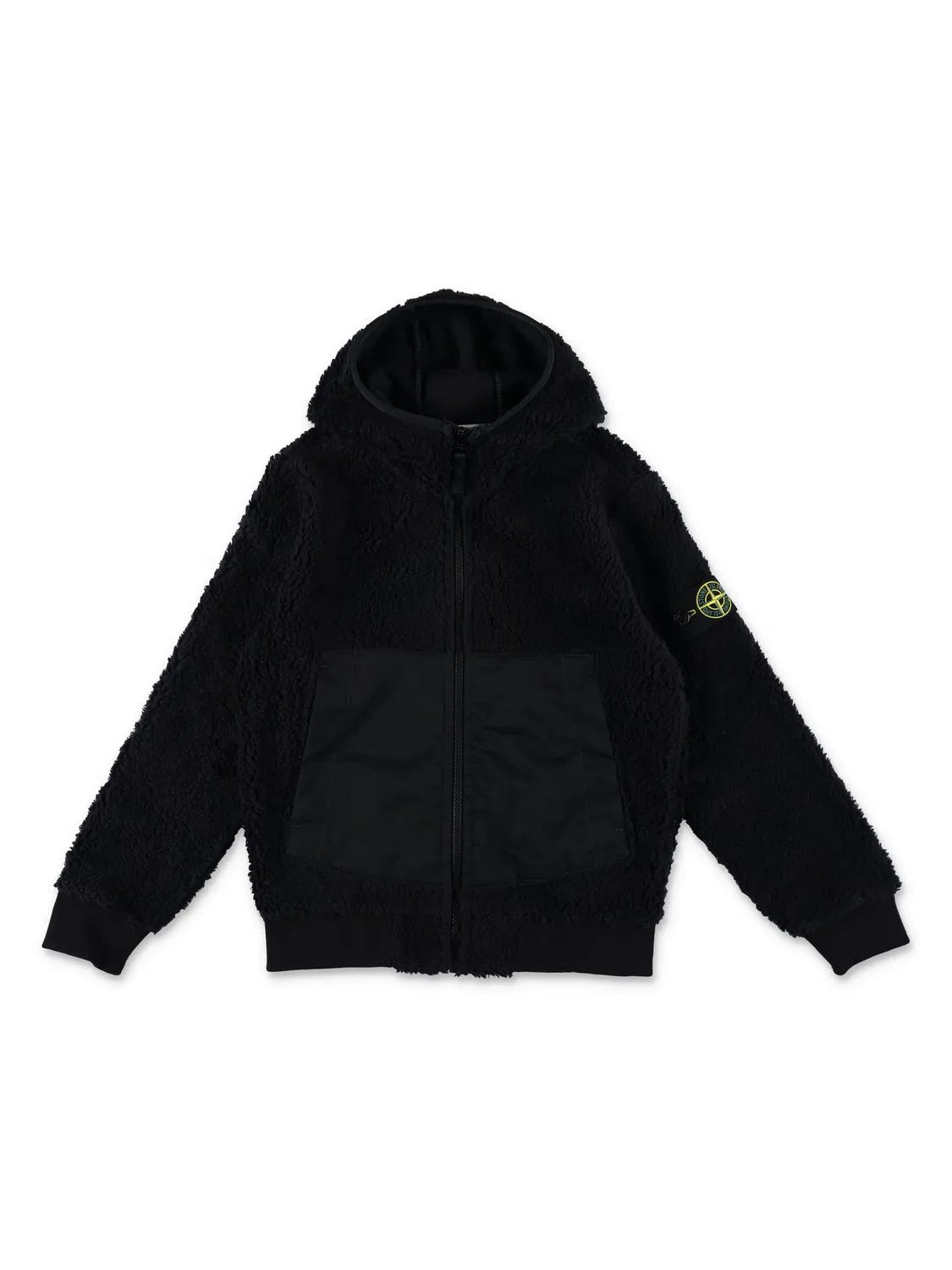 Худи с компасом Stone Island, черный